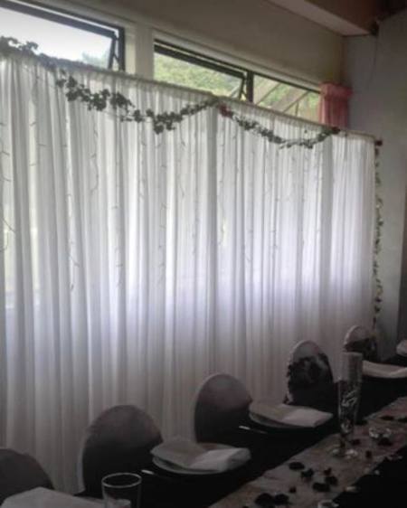 Wedding Backdrop Curtain & Stand - Greymouth only