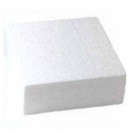 12 inch Square Foam Cake Dummy 305x70mm