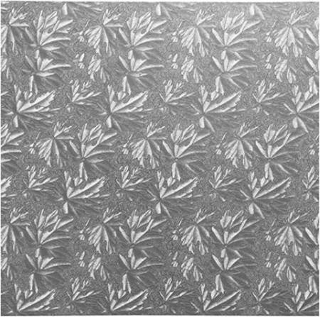 16 Square Masonite Silver