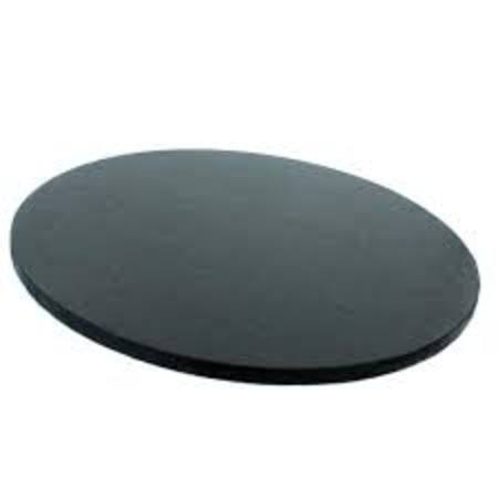 9'' Round Masonite, Cake board 9mm, Black - 5 PACK